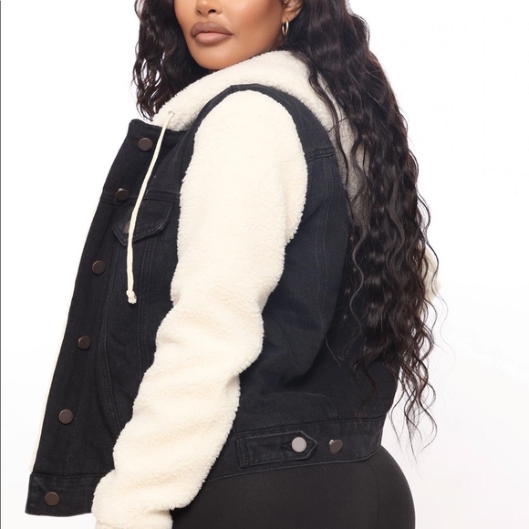 Cozy Dates Denim Jacket Black Wash - Picture 1 of 4